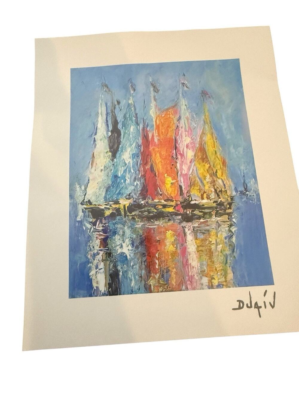 Park West Duaiv Lithograph Print signed Art "En Gottes" 2024 signature COA